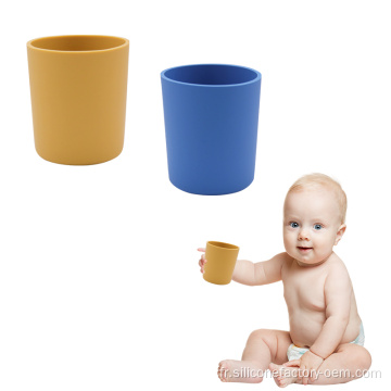 Tasse de bébé en silicone étanche en silicone